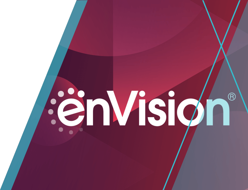 enVision Math logo, providing K-12 math solutions.