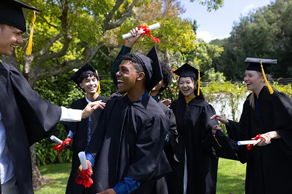 Students progressing toward college and career goals with transferable credit.