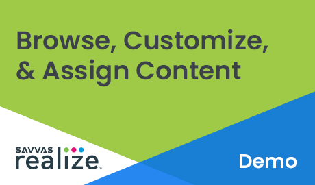 Browse, Customize, &amp; Assign Content