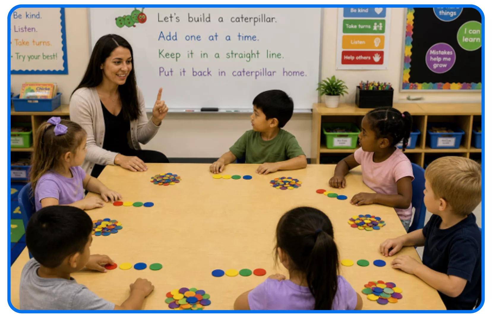 Illustration of a T-Chart phonics activity featuring the consonant blend st, with the example practice words stop, star, step, and stub.