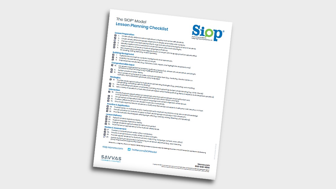 SIOP Model Resources - Widget 2 - Lesson Planning  Checklist.jpg