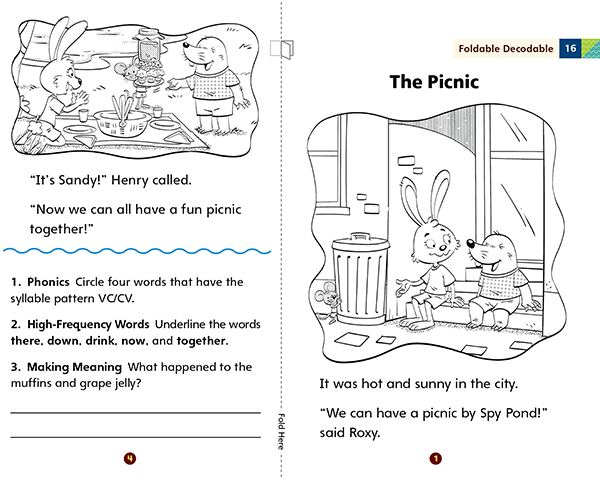 What are decodable readers? An example of a decodable reader.