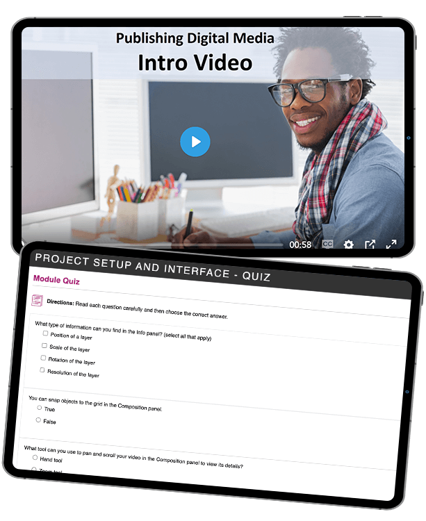 Prepare for a career in animation with our Adobe Animate course.