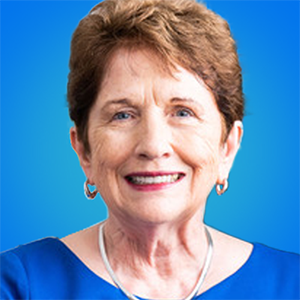 Photograph of Dr. Elfrieda “Freddy” H. Hiebert, President and CEO of the non-profit organization TextProject, presenter of the AI-enhanced approaches to vocabulary instruction webinar.